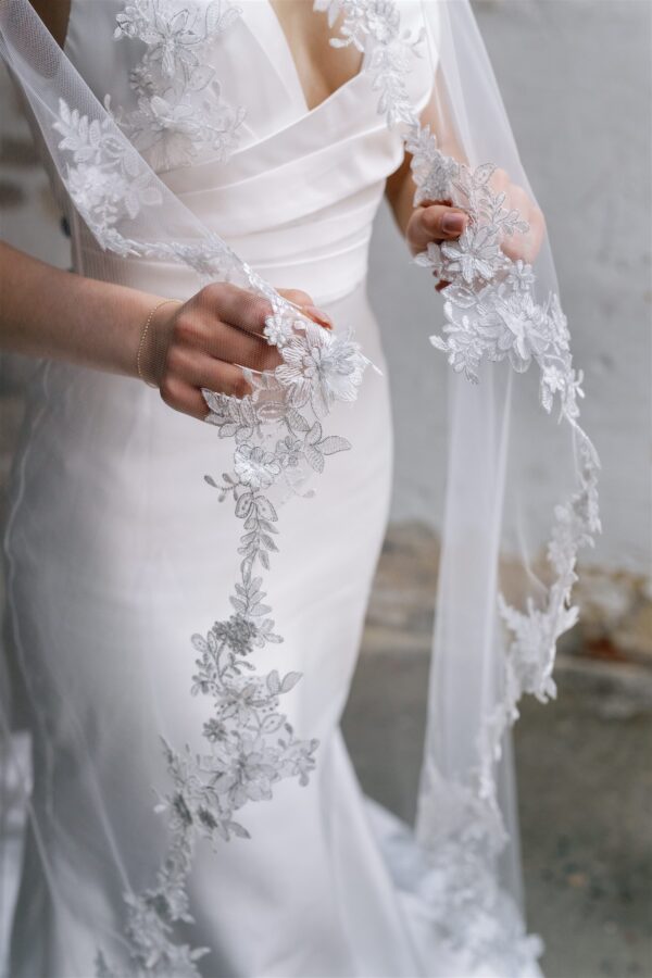 Lace Wedding Veil by Dreamtime Designs