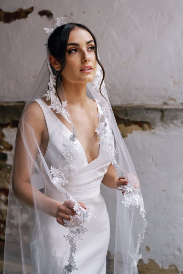Lace Wedding Veil by Dreamtime Designs