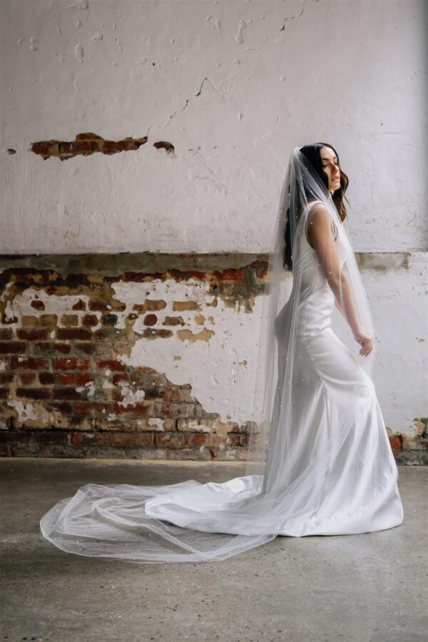 Georgia Pearl Wedding Veil by Dreamtime Designs